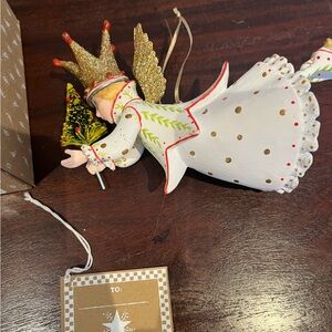 MacKenzie-Childs Patience Brewster Christmas Paradise Angel Decoration ornament